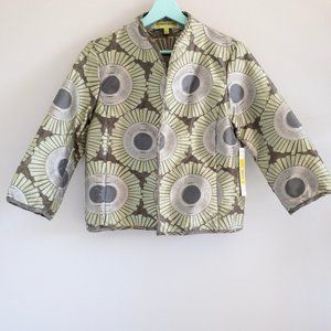 Sigrid Olsen Geometric Floral Dressy Jacket